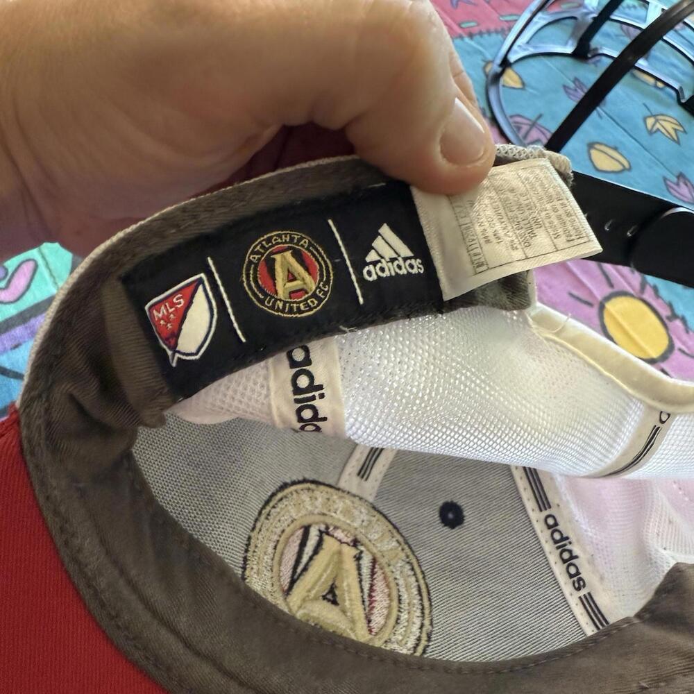 ADIDAS Men's MLS Atlanta United FC Authentic Team Snapback Hat OSFA - Picture 5 of 5